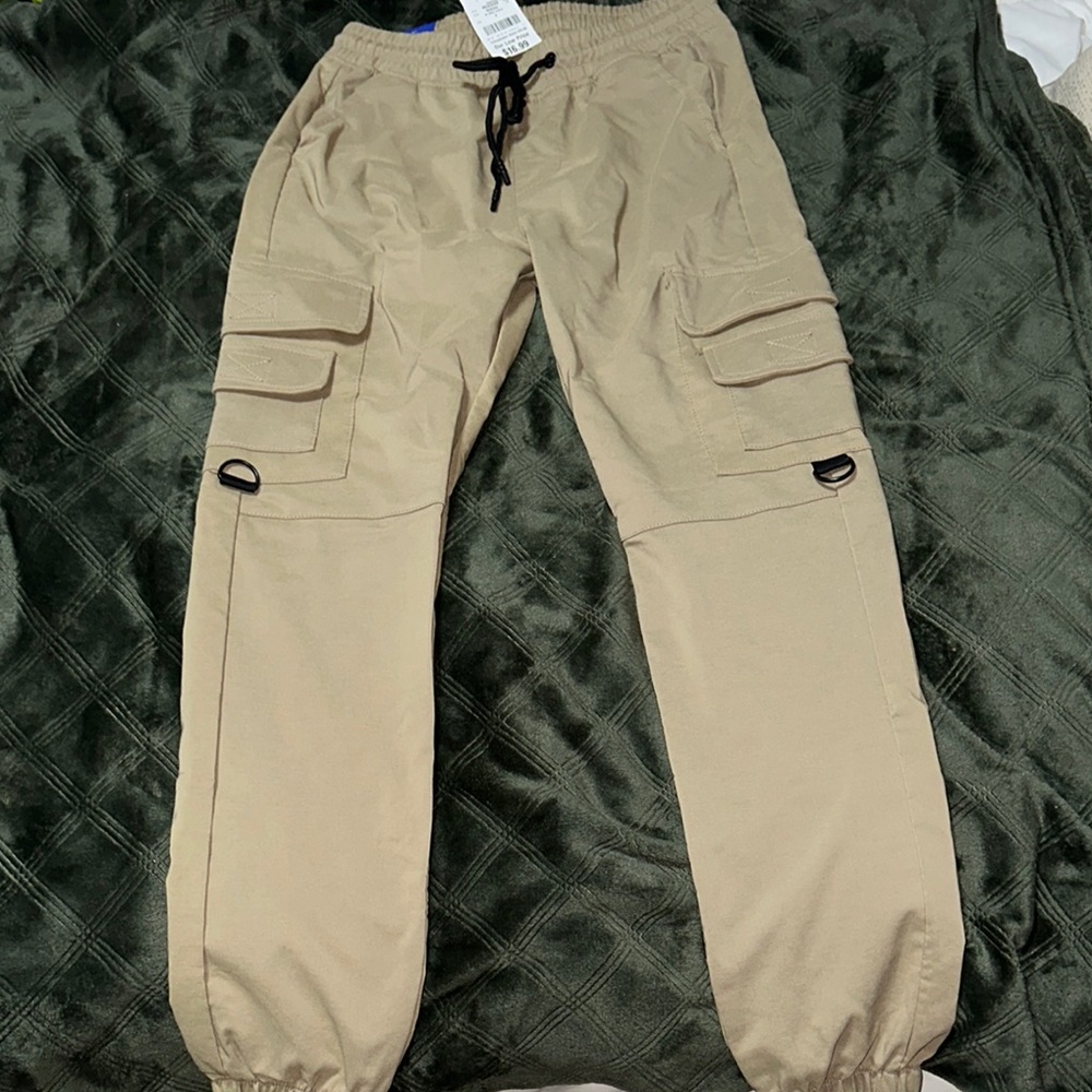 Men's Tan Cargo Pants